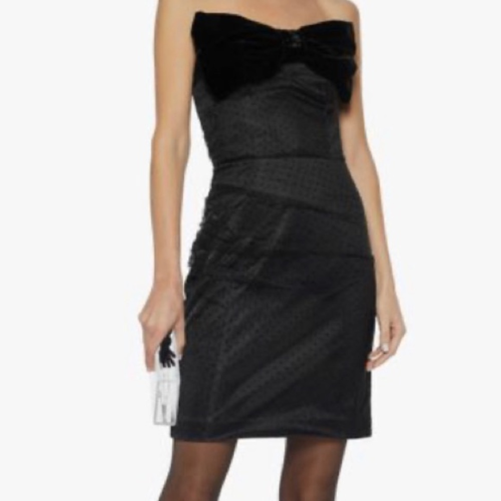 Julia Restoin Roitfeld Bow-Embellished Tulle Mini